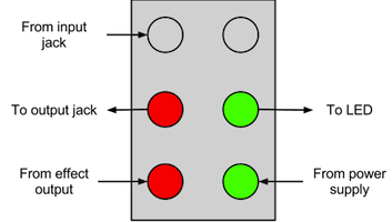 DPDT hardwire bypass wiring diagram